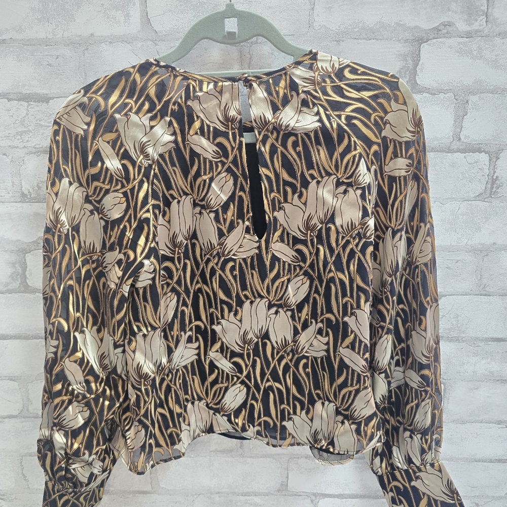 Banana Republic Metallic Blouse - Picture 7 of 11
